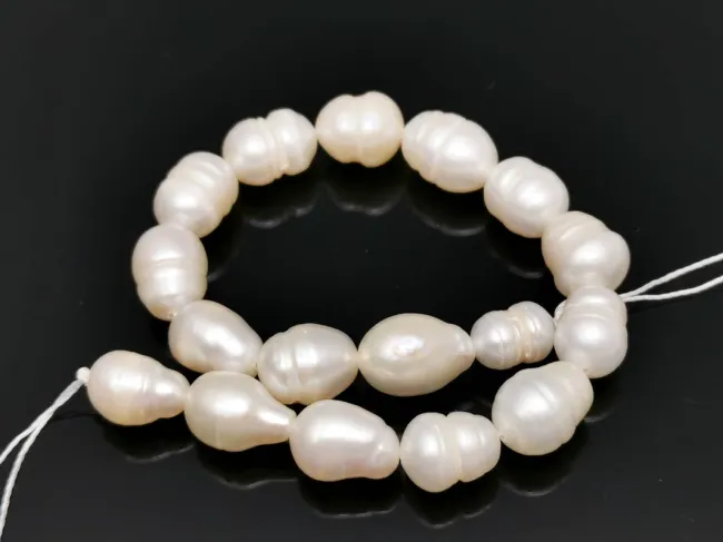 Sirag scurt perle de cultură 10~8x7~8mm