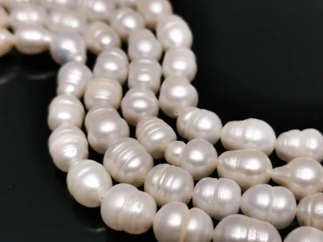 Sirag scurt perle de cultură 10~8x7~8mm