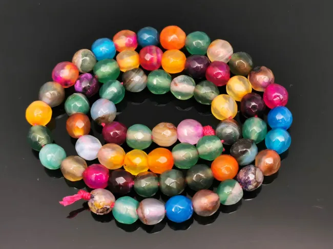 Sirag agate fatetat 6mm multicolor