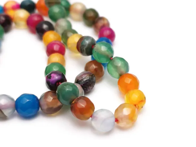 Sirag agate fatetat 6mm multicolor