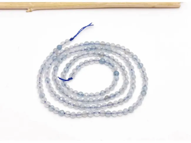 Sirag aquamarin microfatetat 2.5mm