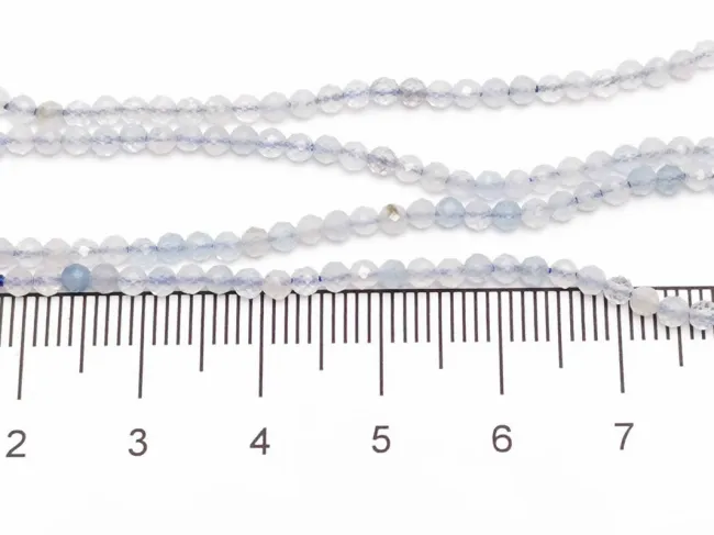 Sirag aquamarin microfatetat 2.5mm