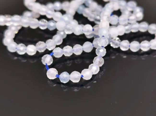 Sirag aquamarin microfatetat 3mm