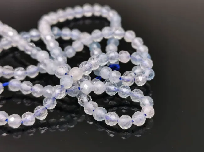 Sirag aquamarin microfatetat 3mm