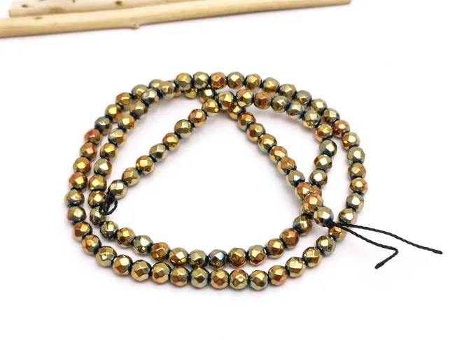 Sirag hematit fatetat 4mm rainbow