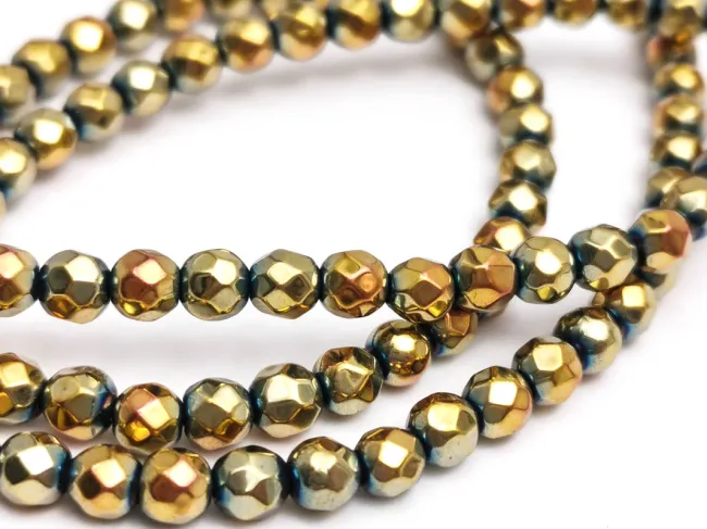 Sirag hematit fatetat 4mm rainbow