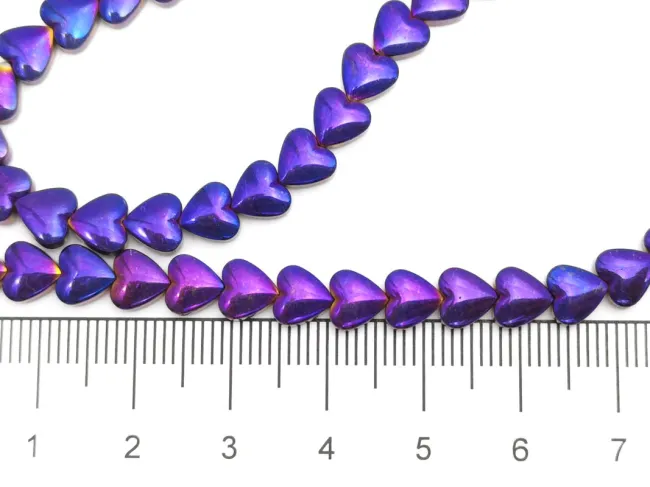 Sirag hematit inima 6x6mm mov