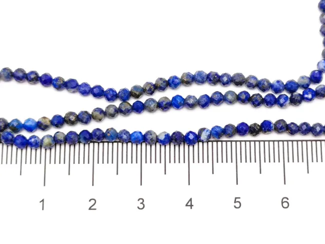 Sirag lapis lazuli microfatetat 2.5~3mm