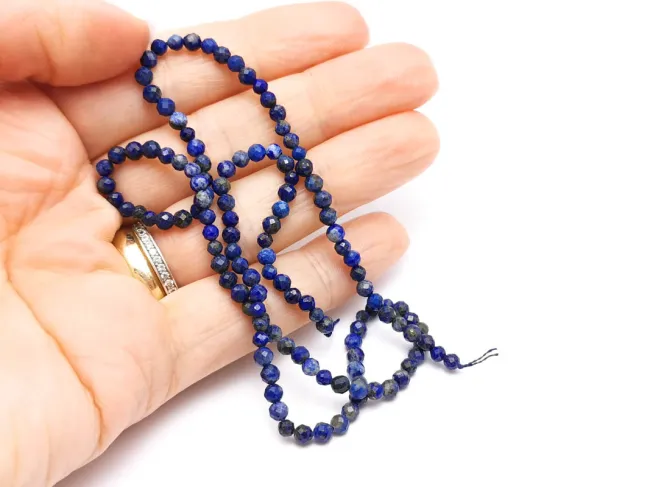 Sirag lapis lazuli microfatetat 3~3.5mm