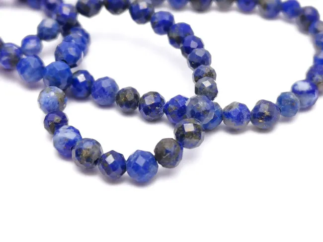 Sirag lapis lazuli microfatetat 3~3.5mm