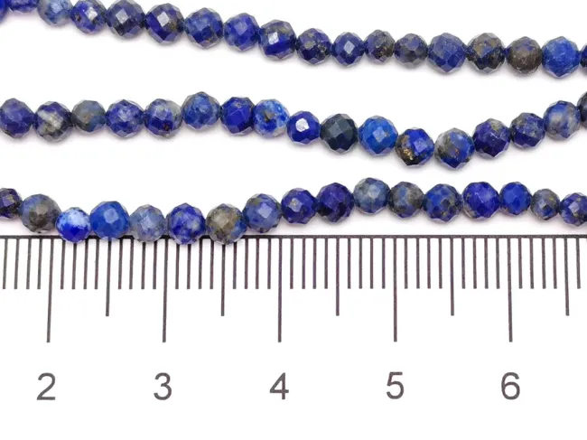 Sirag lapis lazuli microfatetat 3~3.5mm