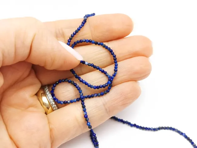 Sirag lapis lazuli sfere microfatetate 1.8mm