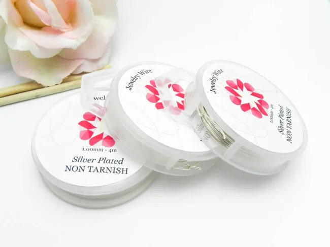 Sarma non tarnish 1mm placata cu argint (4m)