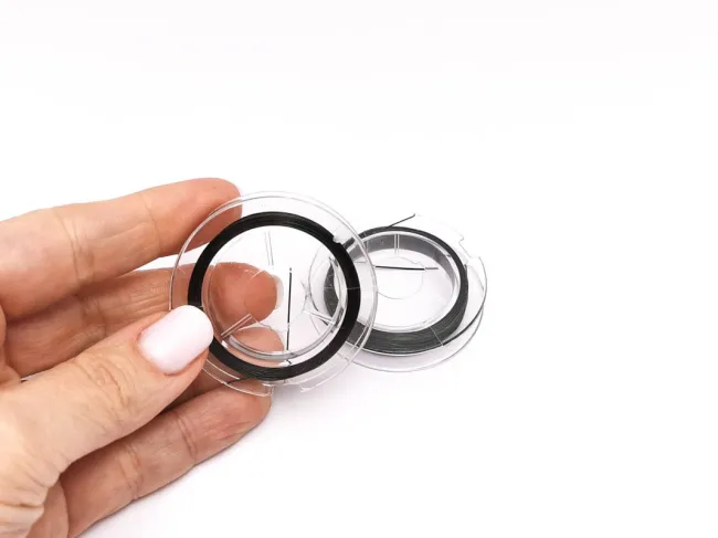 Sarma siliconata grosime 0.38mm negru (10m)