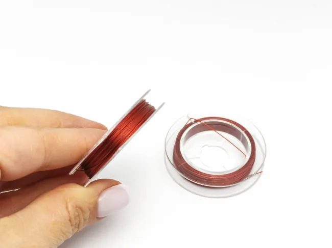 Sarma siliconata grosime 0.38mm rosu (10m)