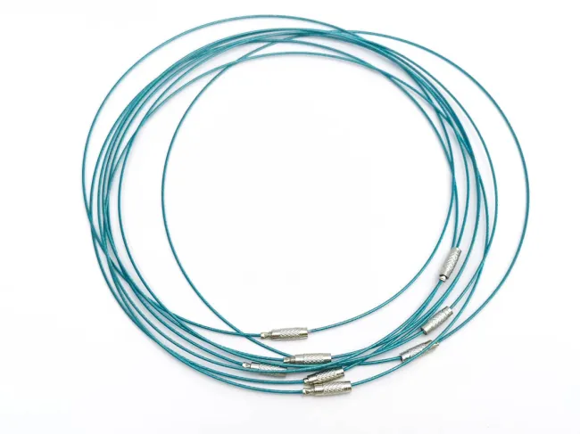 Baza colier cu inchizatoare grosime 1mm marin
