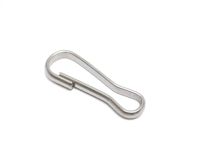 Inchizatoare tip carlig breloc otel inoxidabil 304 - 20x7x2mm