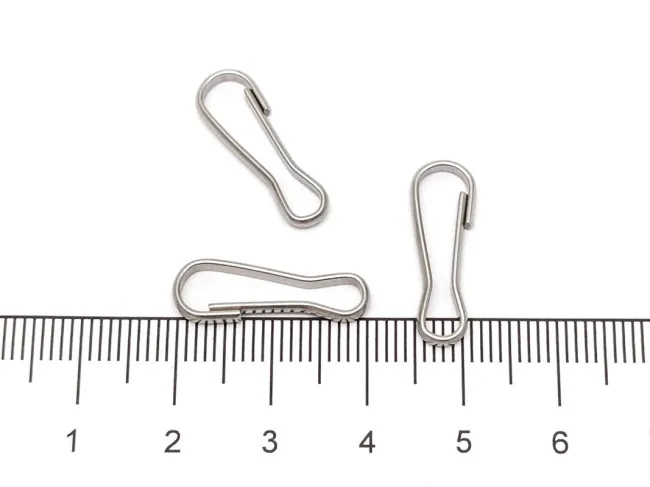Inchizatoare tip carlig breloc otel inoxidabil 304 - 20x7x2mm
