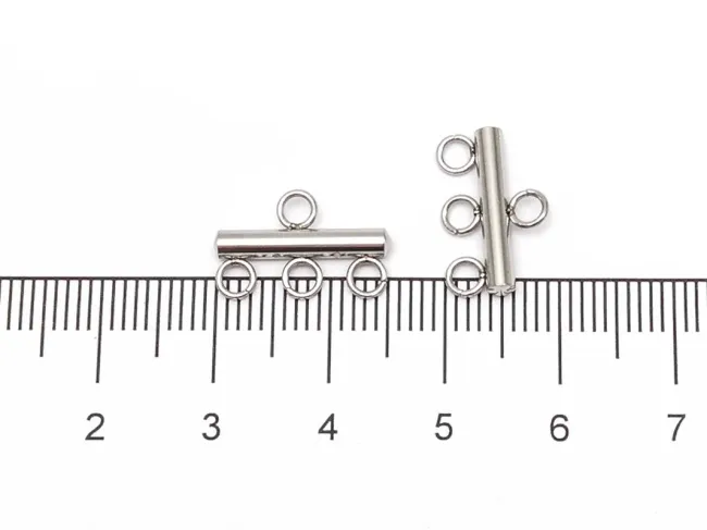 Capat multisir otel inoxidabil 201 cu 3 bucle 15x9mm
