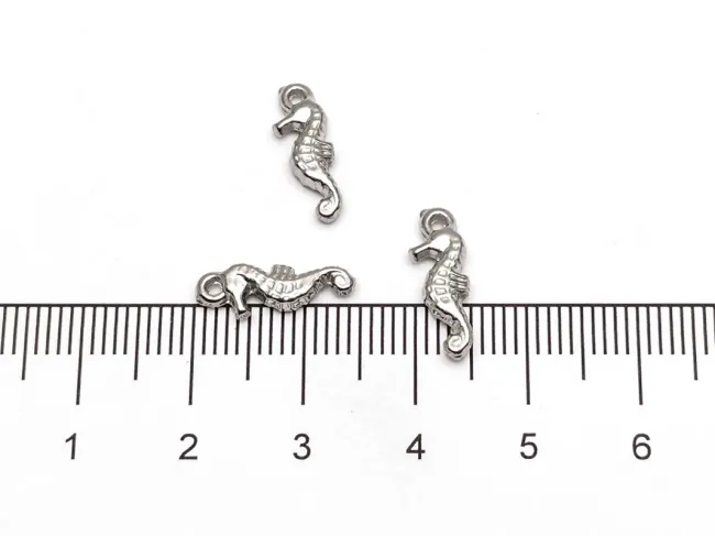 Charm otel inoxidabil 304 calut de mare 14.5x5x3mm