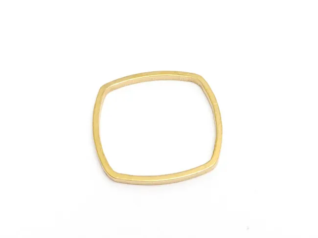 Link otel inoxidabil 201 auriu romb 16x16x1mm