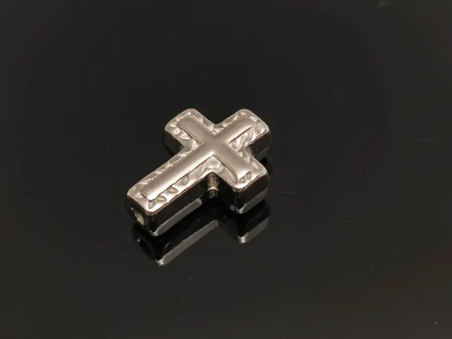 Margele otel inoxidabil 304 cruce 15x11x5mm