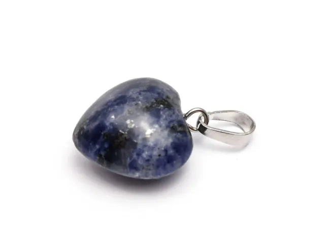 Pandantiv sodalit inima 19x16mm