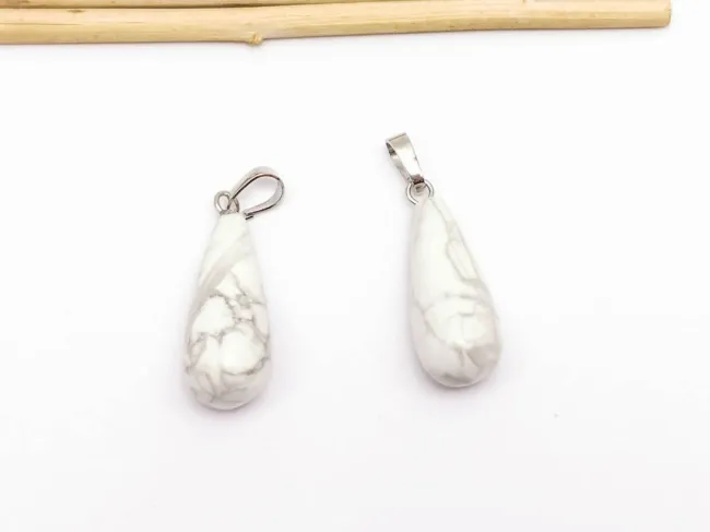 Pandantiv lacrima howlit 27x10mm