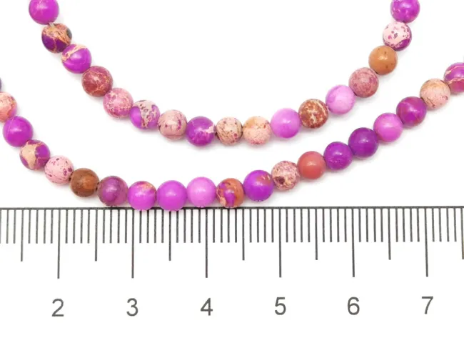 Sirag Jasp imperial sfere 4mm magenta