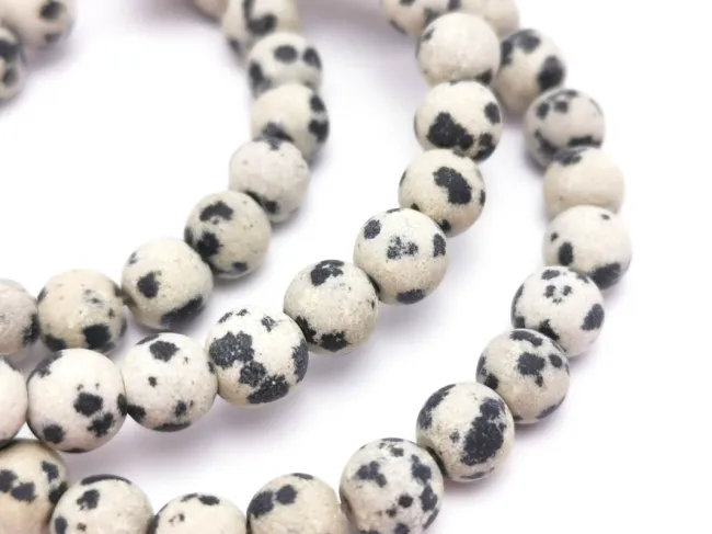 Sirag Jasp dalmatian mat sfere 6mm