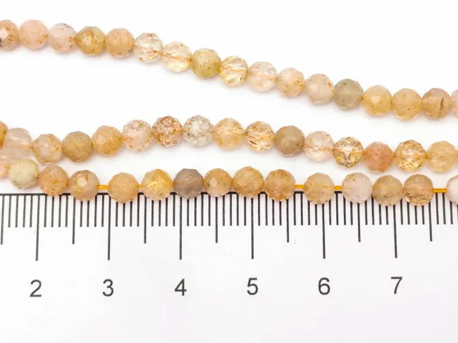 Sirag piatra soarelui sfere microfatetat 4mm