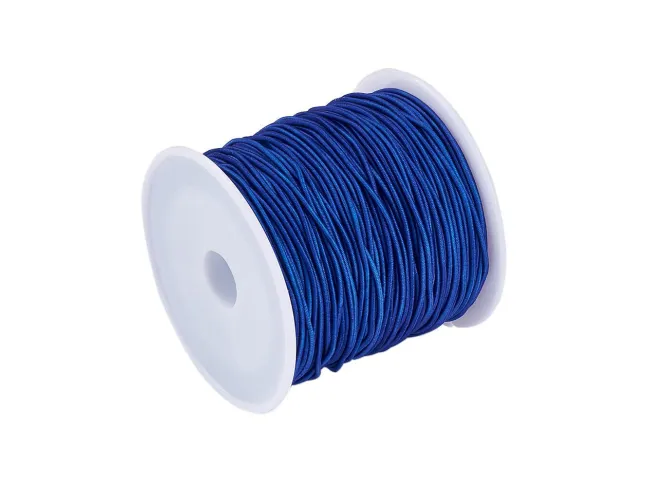 Rola snur elastic albastru royal grosime 1mm (20m)