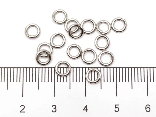 Zale otel inoxidabil 304 diametru 5mm, grosime 1mm  (50buc)