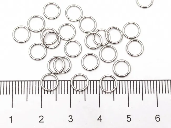 Zale otel inoxidabil 304 diametru 6mm, grosime 0.8mm  (50buc)