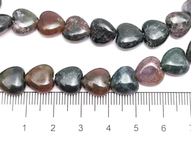 Sirag scurt agate indian inima 10mm
