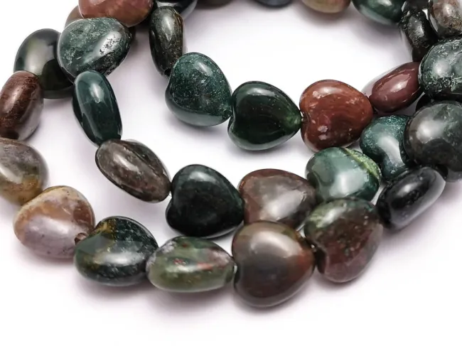 Sirag scurt agate indian inima 10mm