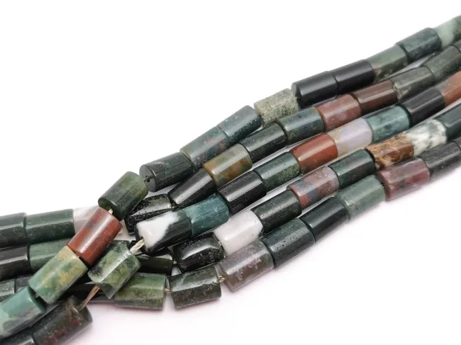 Sirag agate indian tub 8.5x5.5~6mm