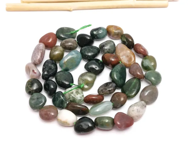 Sirag agate indian nugget 8~12mm