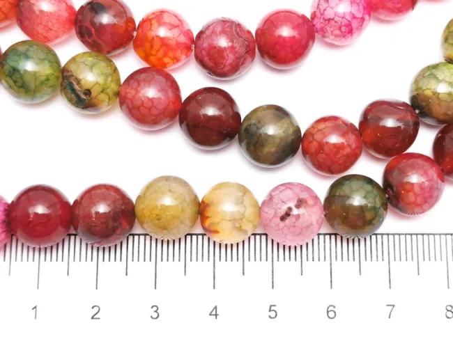 Sirag agate sfere 10mm multicolor