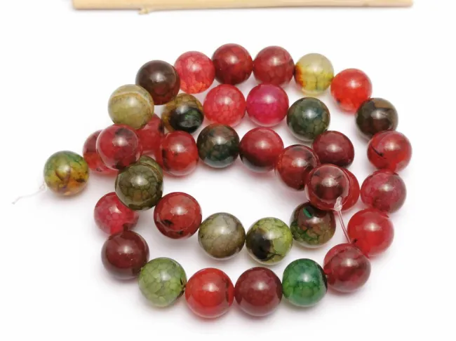 Sirag agate sfere 10mm multicolor