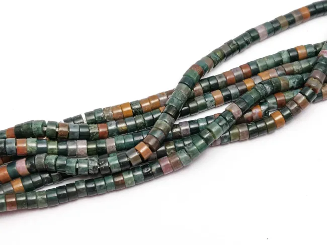 Sirag agate indian disc 4x2mm