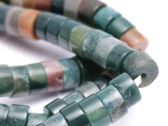 Sirag agate indian disc 4x2mm