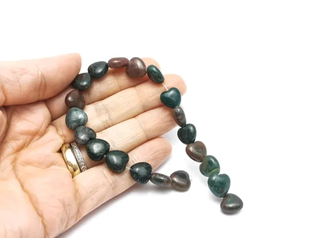 Sirag scurt agate indian inima 10mm