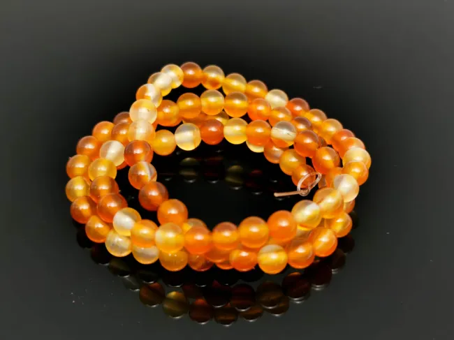 Sirag agate rosu sfere 4mm