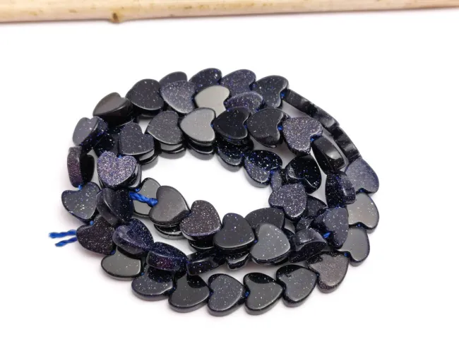 Sirag blue goldstone inima 6mm