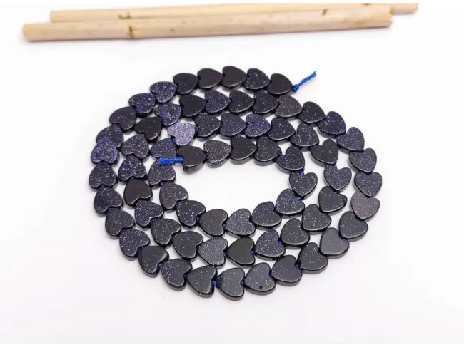Sirag blue goldstone inima 6mm