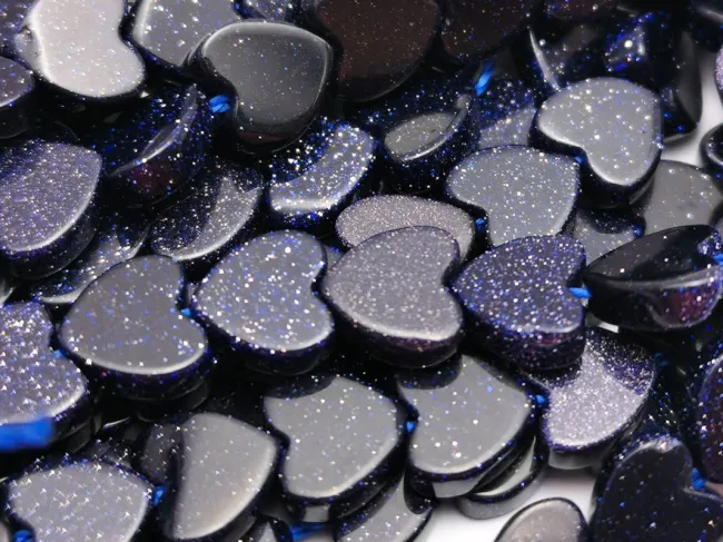 Sirag blue goldstone inima 6mm