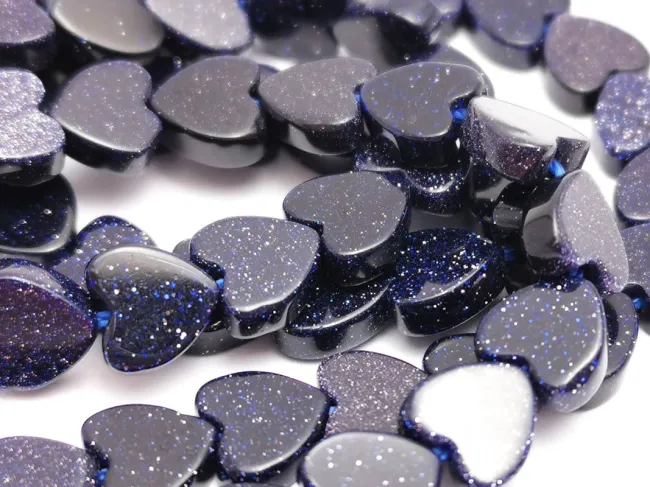 Sirag blue goldstone inima 6mm