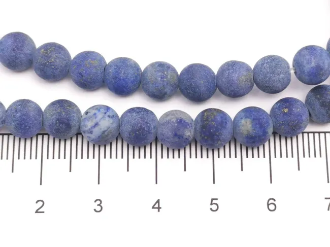 Sirag scurt Lapis lazuli mat 6mm
