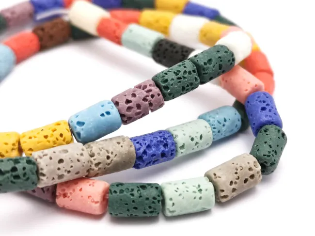 Sirag lava tub 6x4mm multicolor